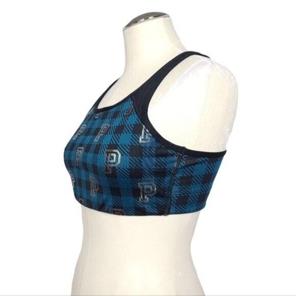 PINK Victoria's Secret Ultimate Unlined Plaid Sports Bra M - Picture 2 of 6